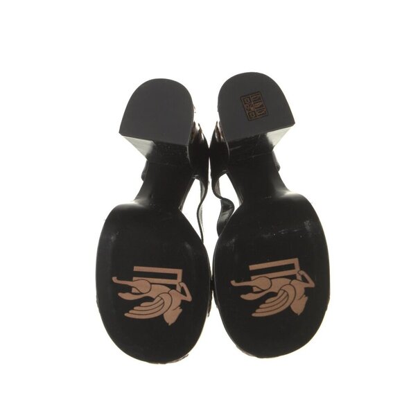 Etro Embroidered Platform Mary Jane Block Heels 2023 Runway 39 9 - Picture 10 of 10